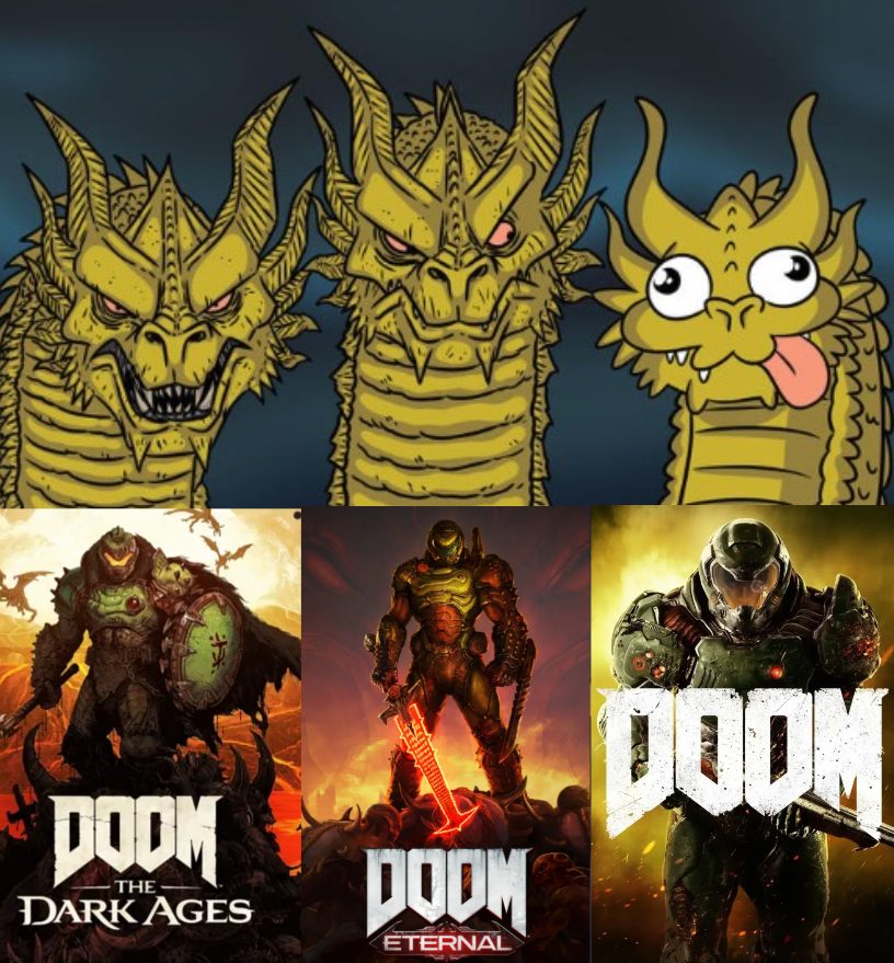 Почему многие считают DOOM 2016 лучшей игрой новой трилогии?

В своё время DOOM 2016 действительно чувствовался очень не