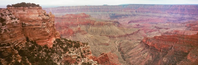 View of the Grand Canyon from Roosevelt Point at the North Rim [oc][3072x1018]

https://live.staticflickr.com/65535/5561