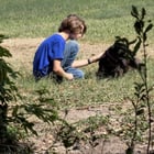 My tiniest demon with his favorite animal. [OC]

— u/ExtraordinaryNerd